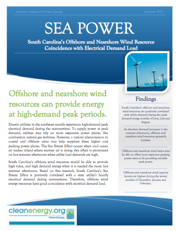 South Carolina Sea Power Report