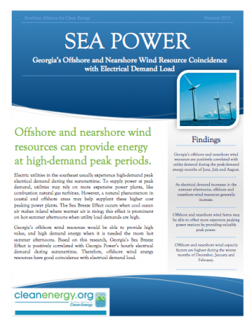 Georgia Sea Power Report