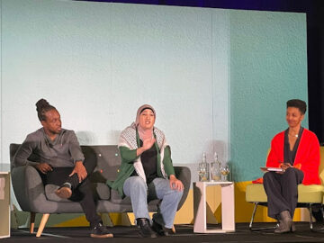 image from the just future summit panel titled Centering Joy to Sustain our Movements